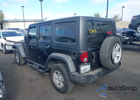 2018 Jeep Wrangler Jk Unlimited Sport 4X4 z USA, uszkodzony, nr VIN 1C4BJWDG9JL884617
